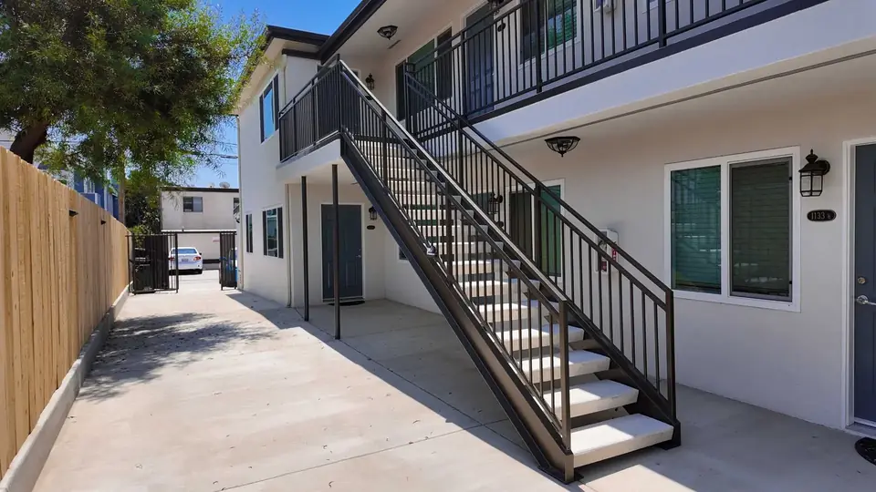 Residential custom iron railings in San Diego